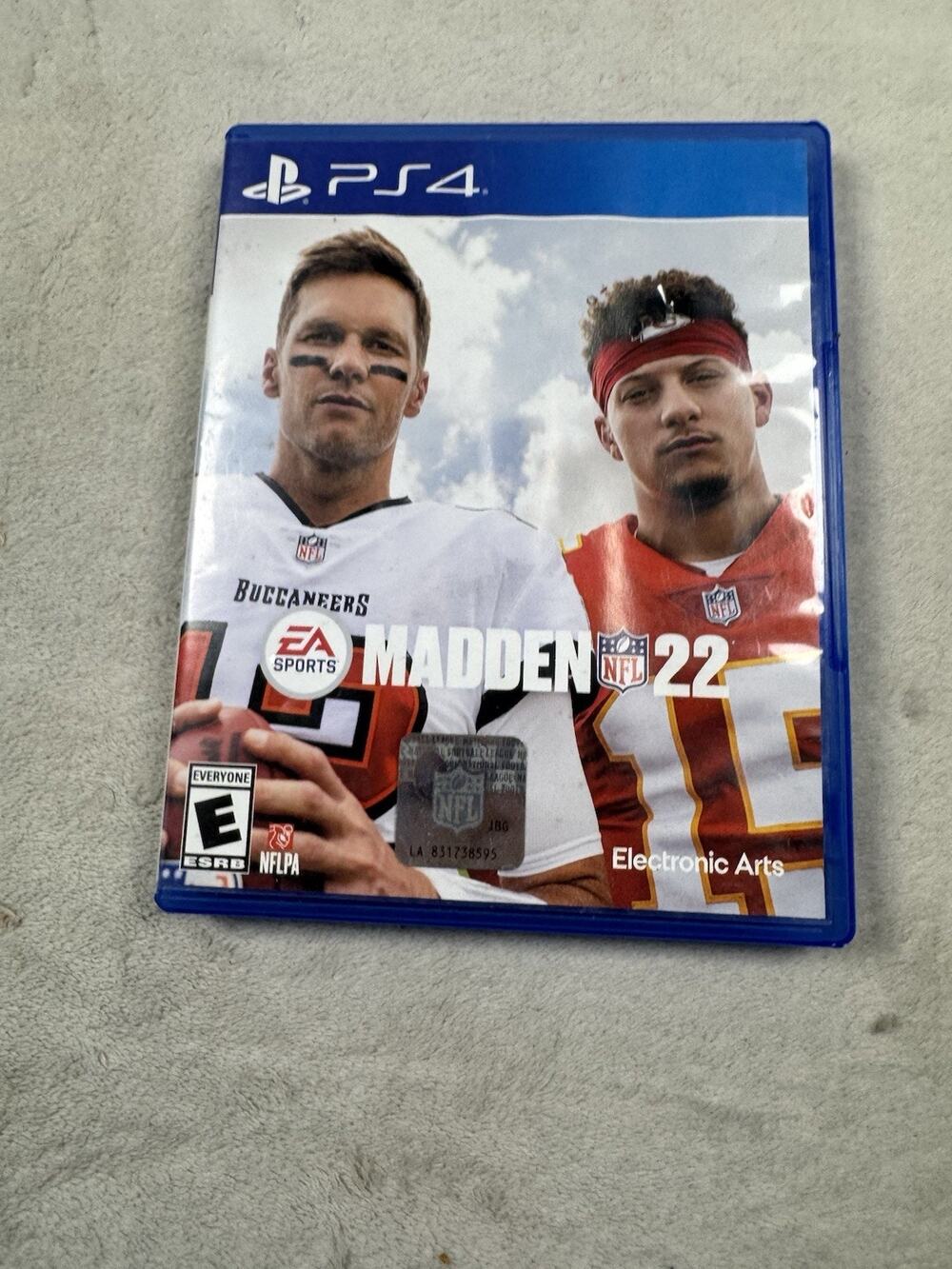 Madden NFL 22 PS4 PlayStation 4 Tom Brady Patrick Mahomes EA Sports Game
